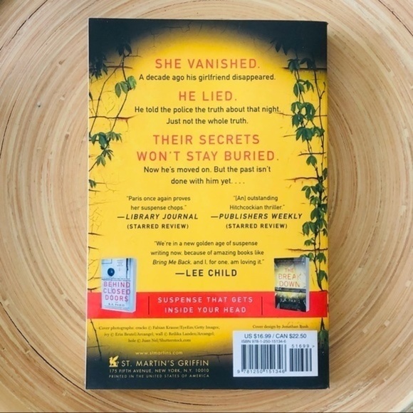 Bring Me Back: A Novel by B.A. Paris | Paperback First Edition | New - Picture 7 of 7